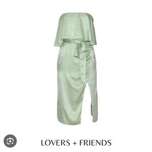 Lovers + Friends Mint Strapless Dress